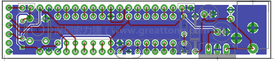 以上就是布線的所有步驟了。接下來就只剩下絲?。╯ilk-screen）、建立Gerber檔跟drill檔和送去印刷電路板廠制作的步驟。