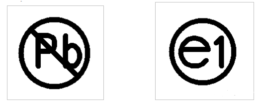 如果PCB板為無(wú)鉛制程，為了與有鉛的PCB區(qū)分開(kāi)來(lái)，通常會(huì)在板上標(biāo)注無(wú)鉛制程符號(hào)